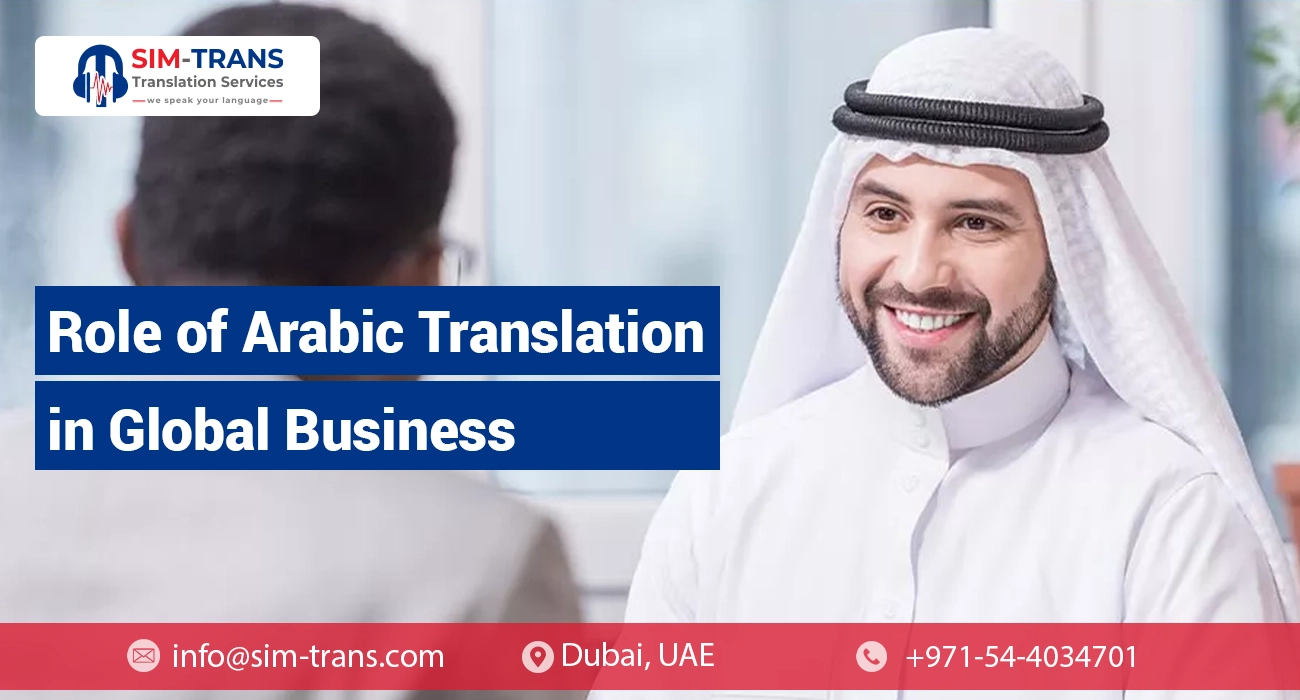 Role of Arabic Translation in Global Business