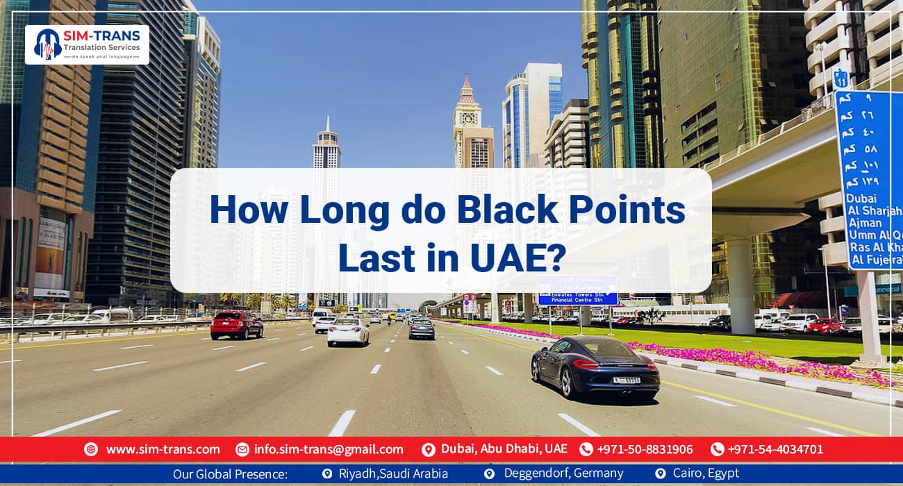 How Long Do Black Points Last in the UAE?
