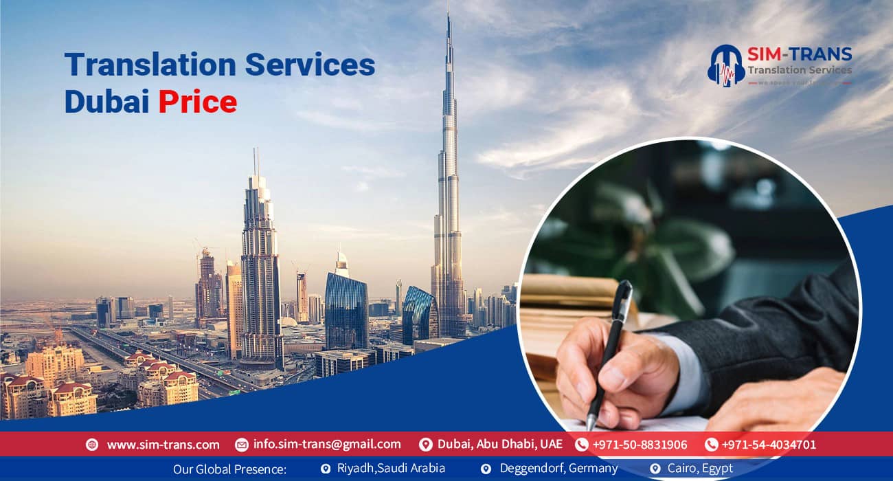 Translation Services Dubai Price