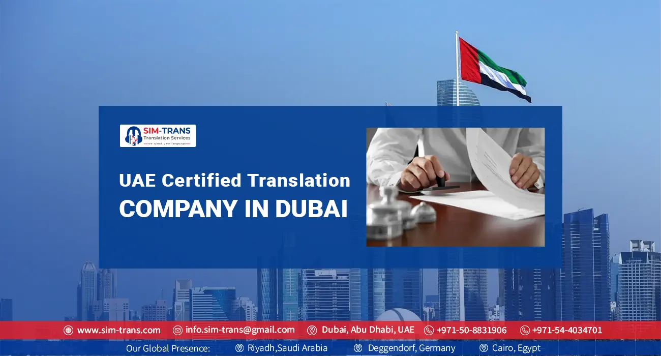 UAE Certified Translation Company in Dubai