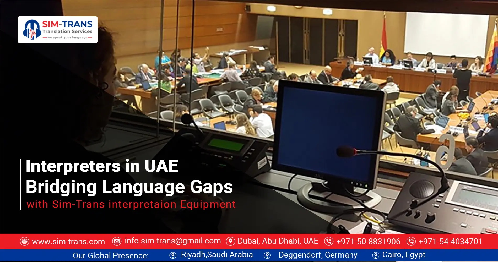 Interpreters in Dubai: Bridging Language Gaps with Sim-Trans