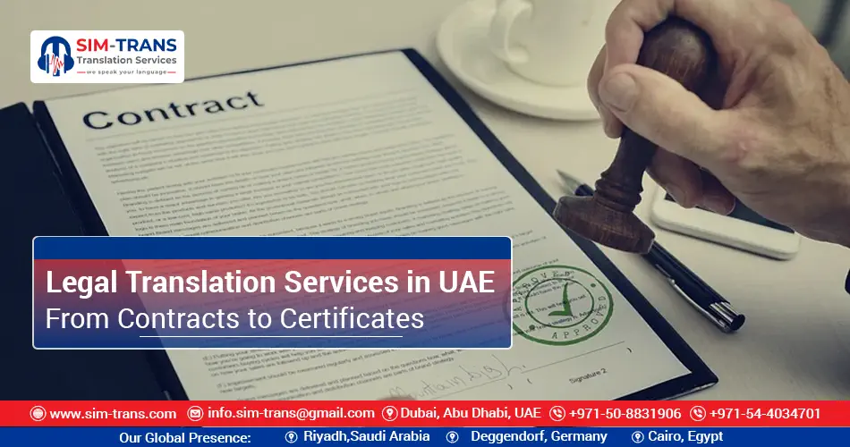 Legal Translation Services in Dubai: From Contracts to Certificates
