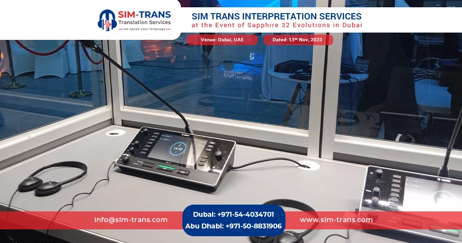 sim-trans interpretation services and equipment