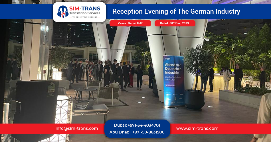 Reception evening of the German Industry