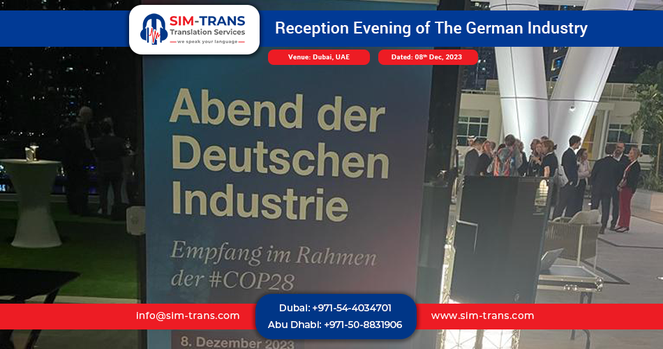 Reception evening of the German Industry