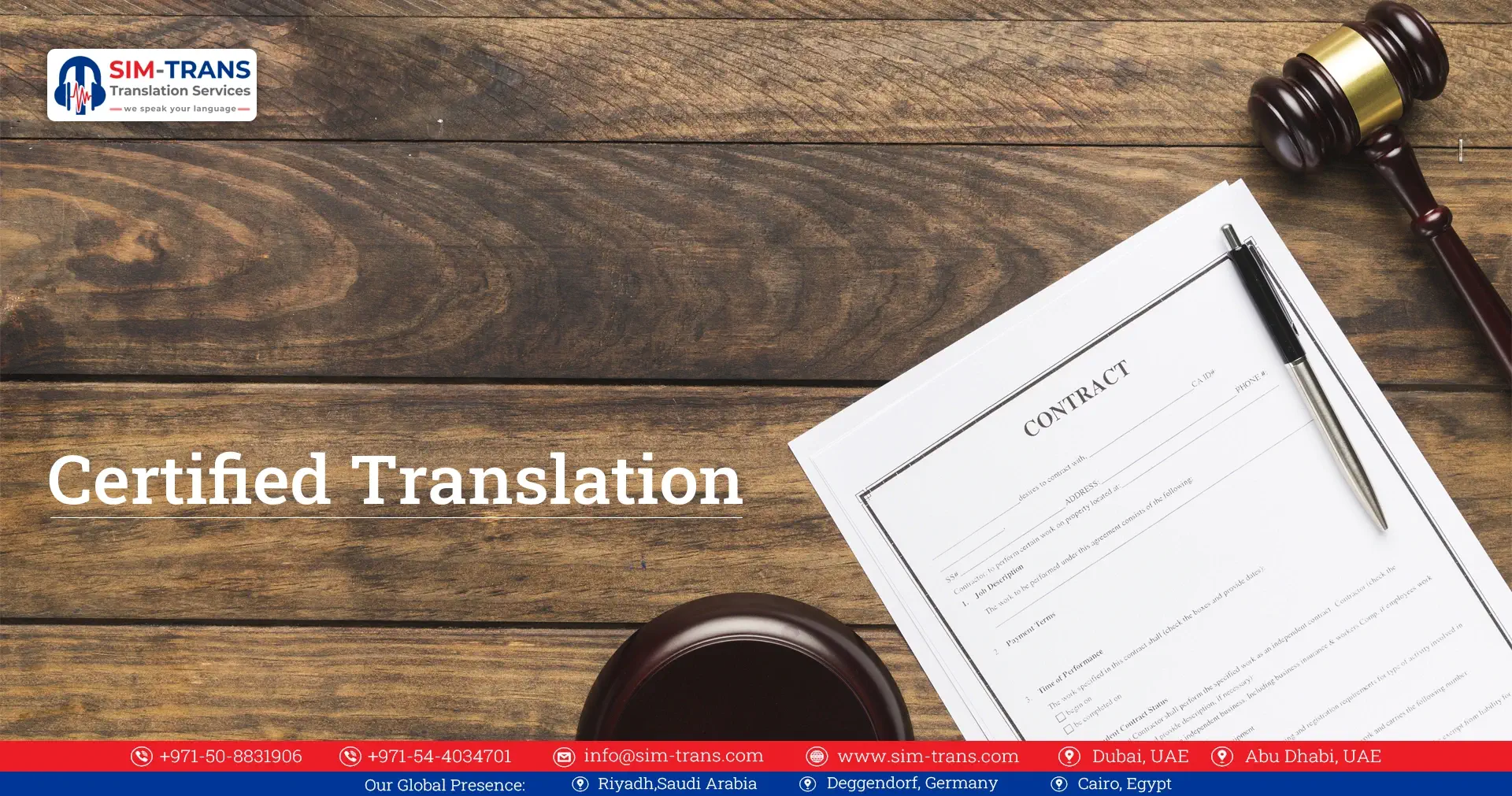 Explore Sim-trans for Official Document Translations