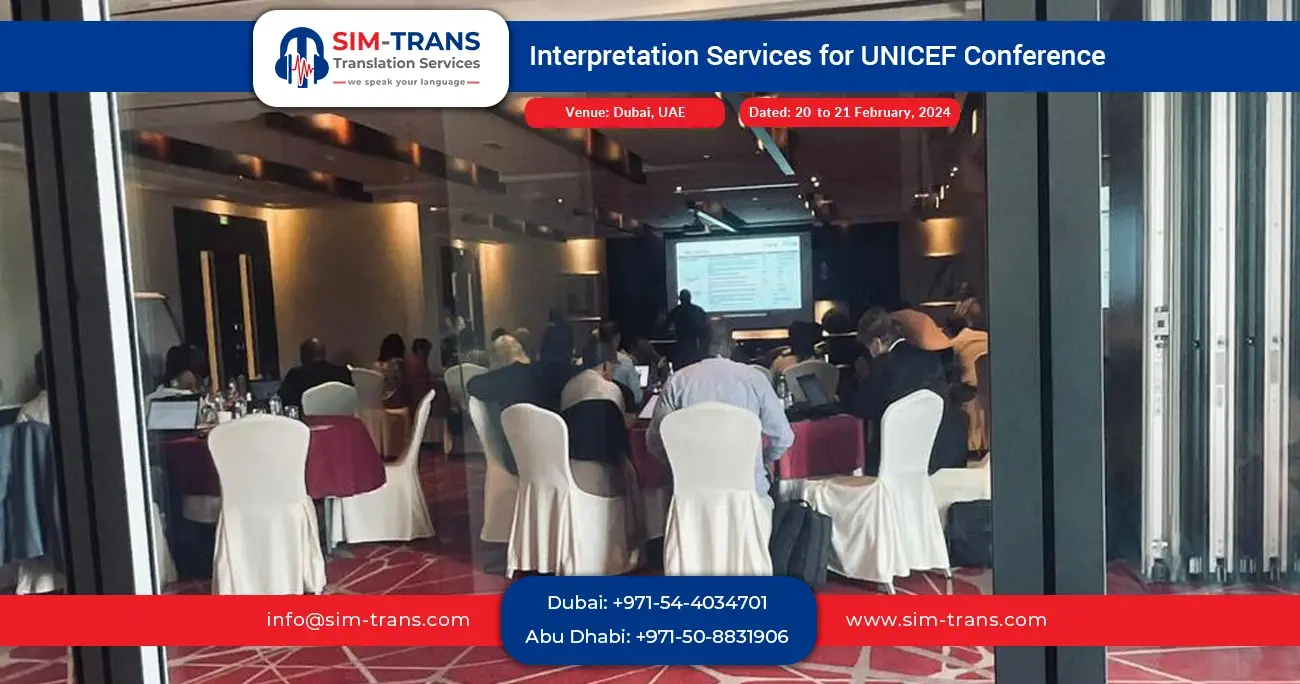 Interpretation Services for UNICEF Conference