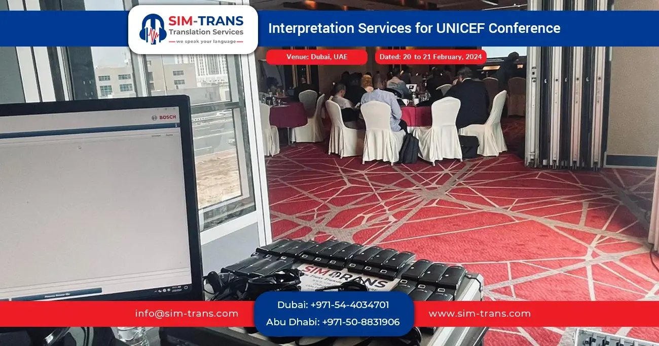 Interpretation Services for UNICEF Conference