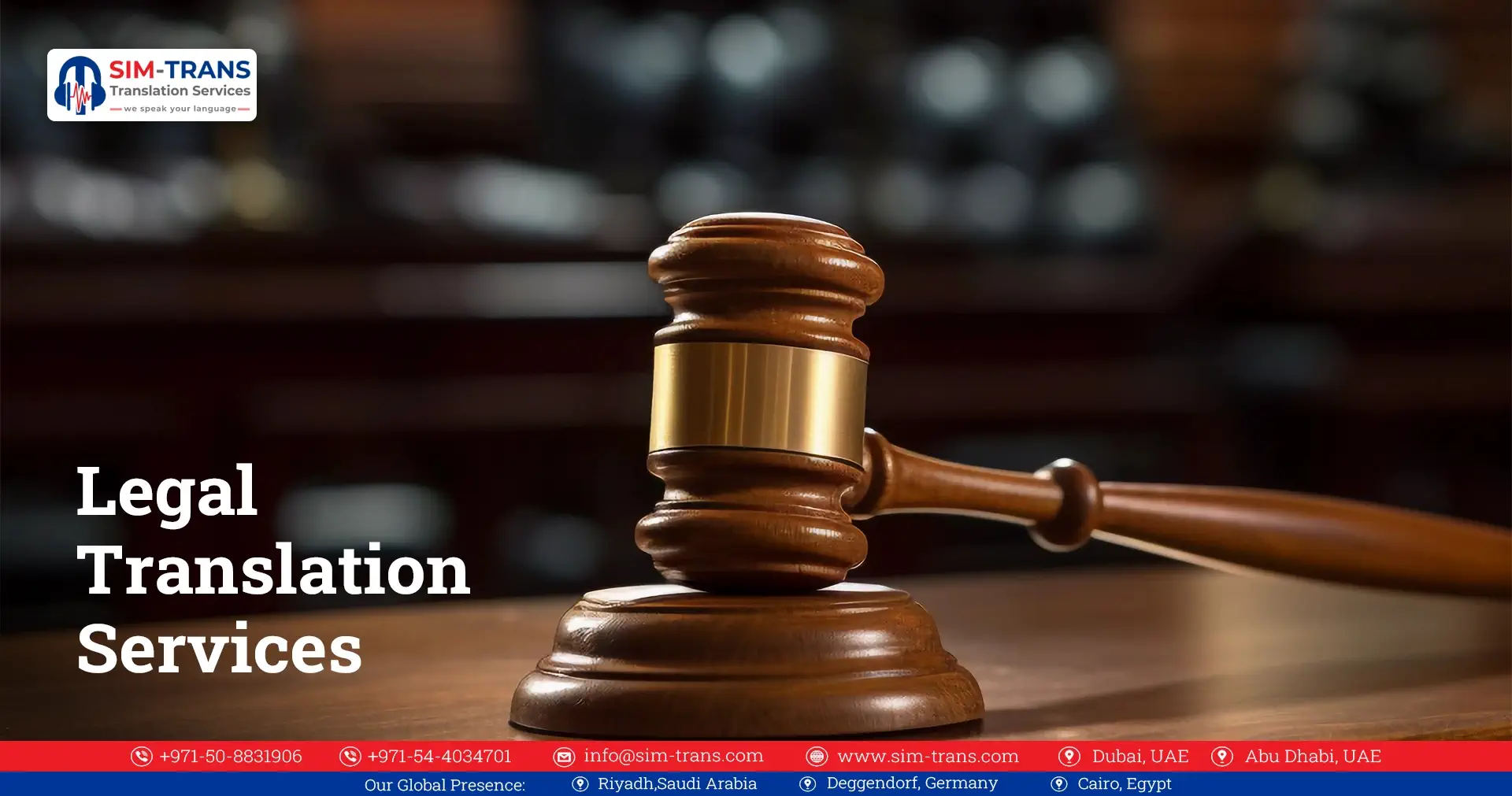 Legal Translation Services in Dubai: Trust Sim-trans for Your Needs
