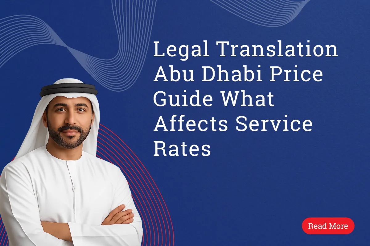 Legal Translation Abu Dhabi Price Guide What Affects Service Rates