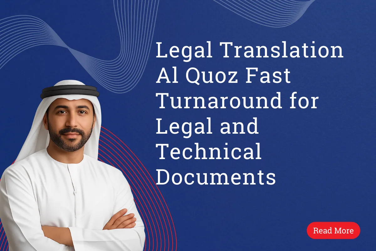 Legal Translation Al Quoz Fast Turnaround for Legal and Technical Documents