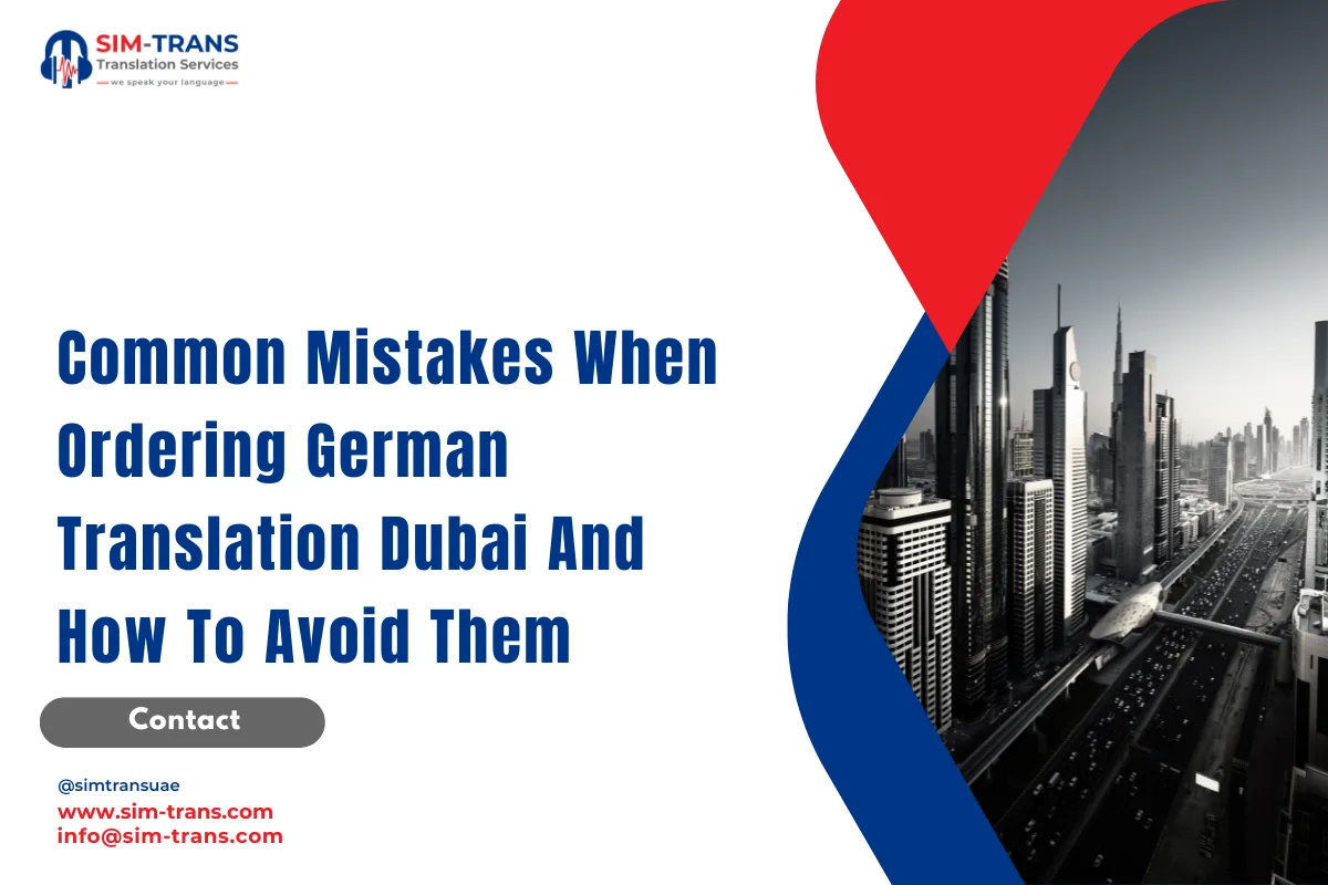Common Mistakes When Ordering German Translation Dubai And How To Avoid Them