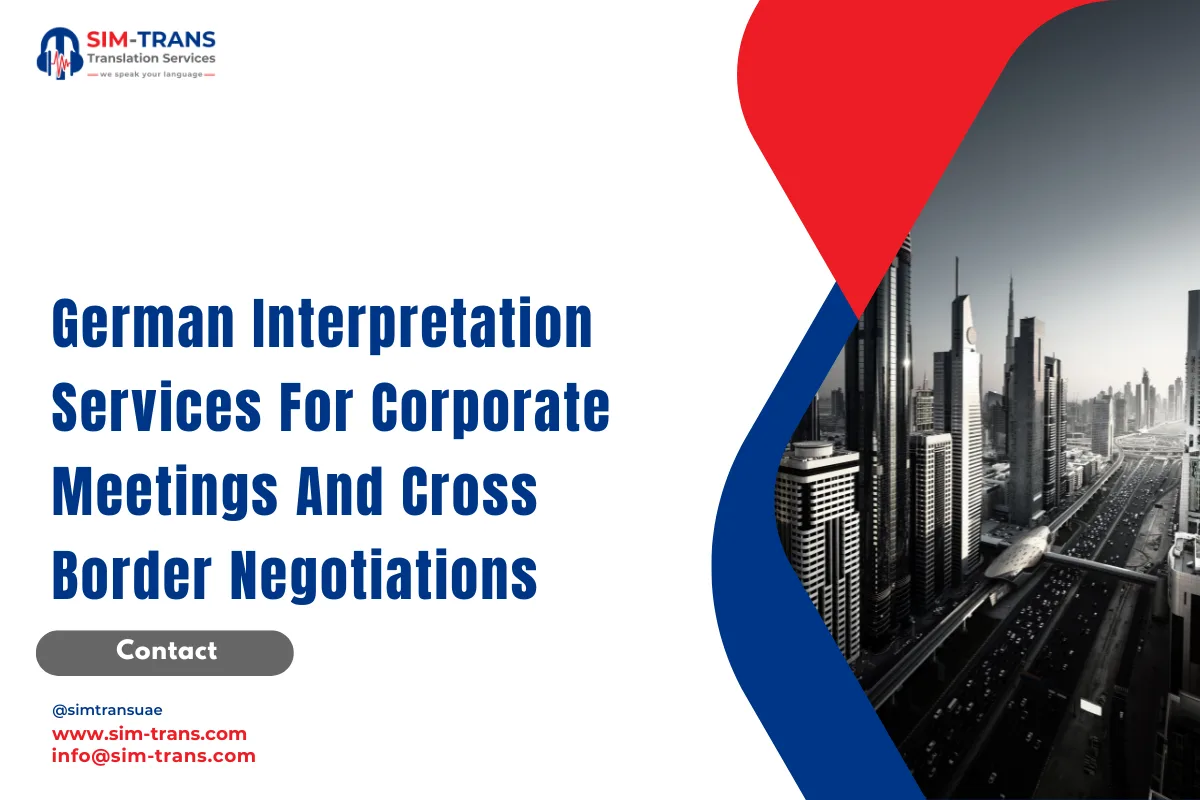 German Interpretation Services For Corporate Meetings And Cross Border Negotiations