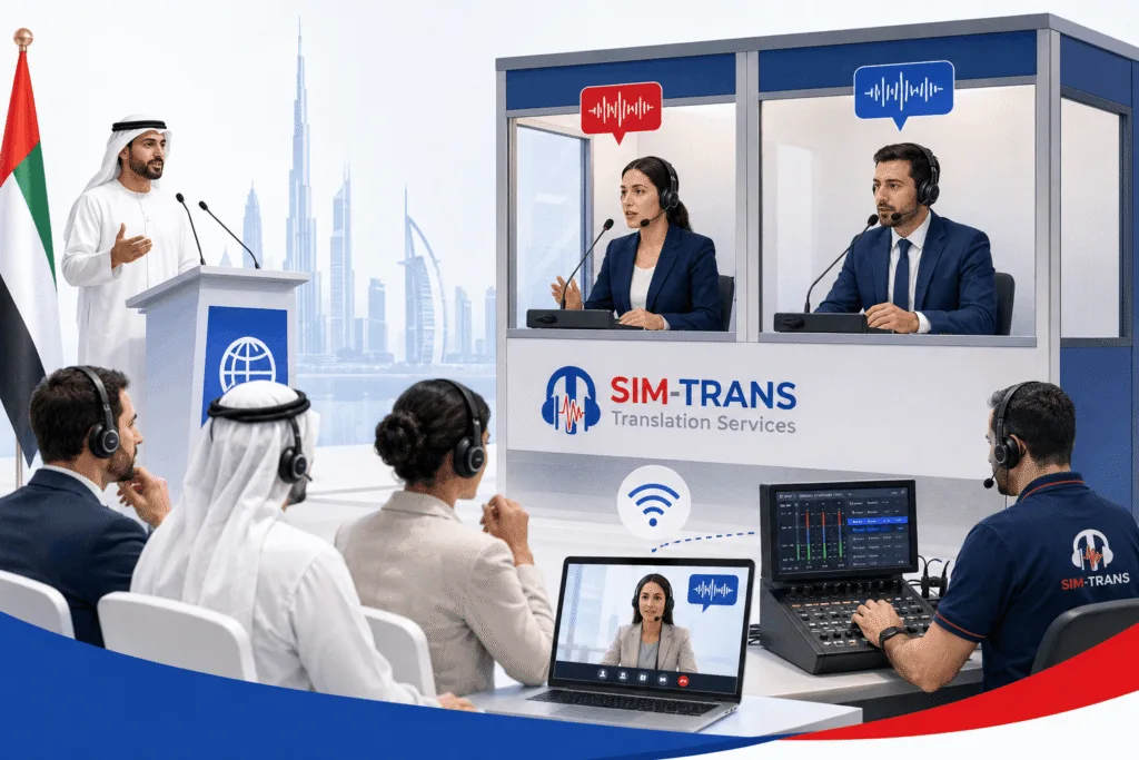 Simultaneous Interpretation Services In The UAE | Sim Trans