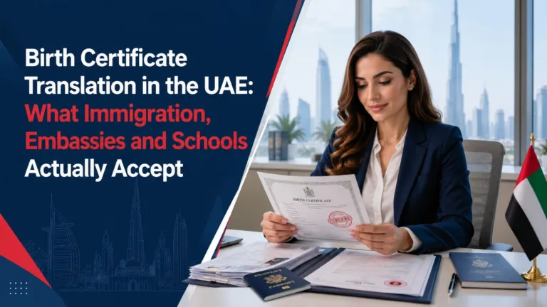 birth certificate translation