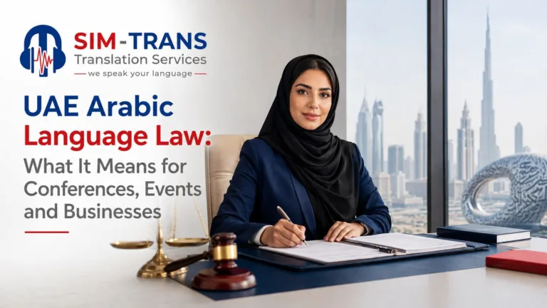 uae arabic language law